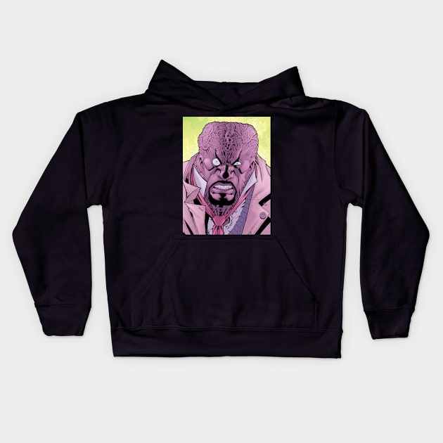 super villain Kids Hoodie by super villain